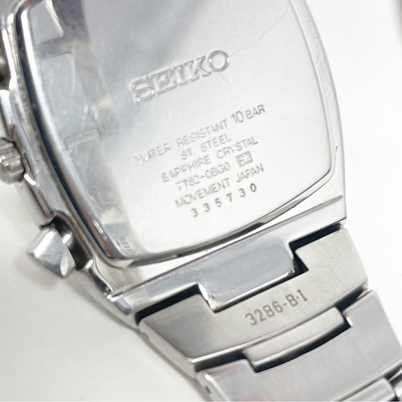 Seiko Men's SNA143 Premier Chronograph Watch - Picture 9 of 11